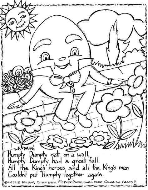 Free Humpty Dumpty Coloring Pages Free, Download Free Humpty Dumpty ...