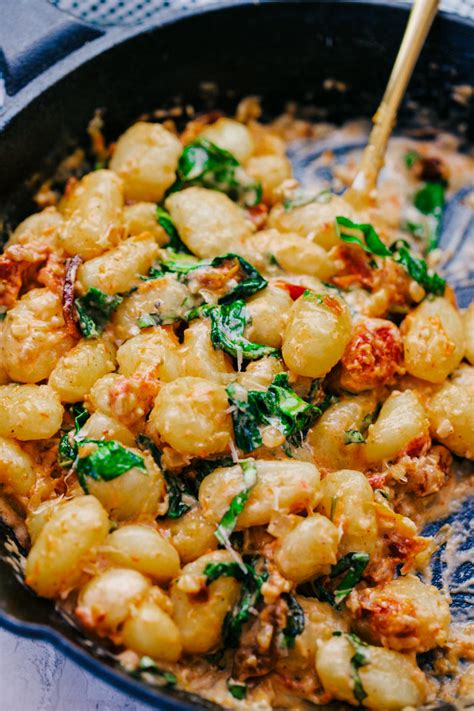 Creamy Parmesan Bacon Potato Gnocchi | The Food Cafe | Just Say Yum