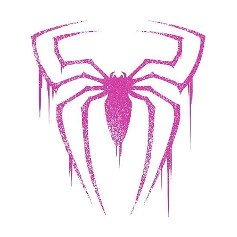 Spider Symbol (Pink Version) | Spider gwen art, Spider, Spider art