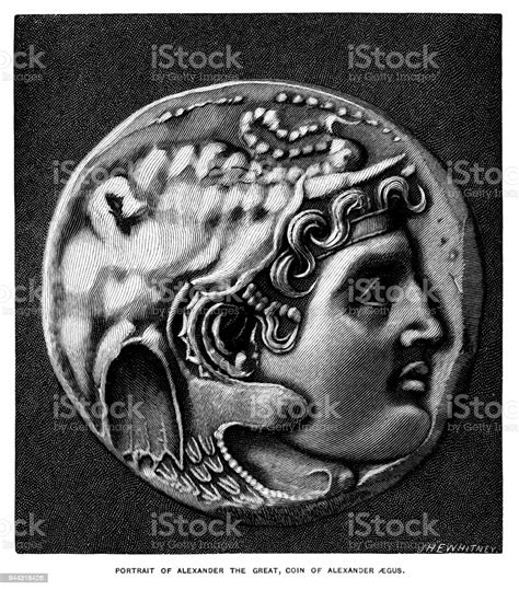 Alexander The Great Coin Stock Illustration - Download Image Now ...