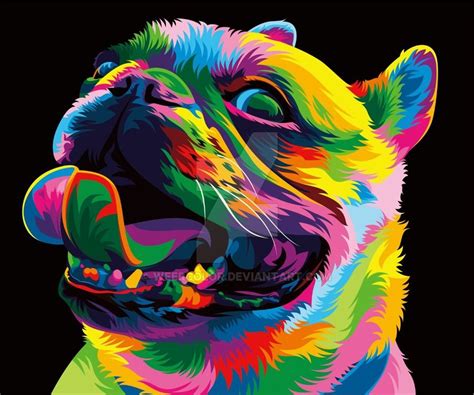 Bulldog by weercolor | Pinturas de animais, Quadros de van gogh ...