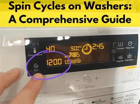 Spin Cycles on Washing Machines: A Complete Guide – Organizing.TV