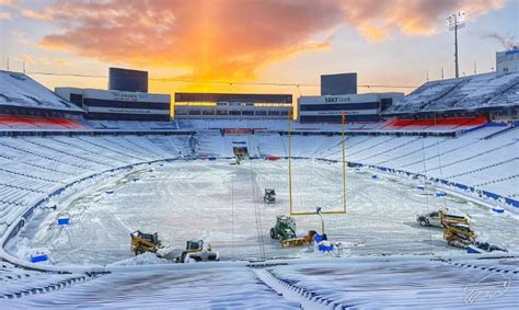 Buffalo Bills post ominous picture of a frigid Orchard Park stadium