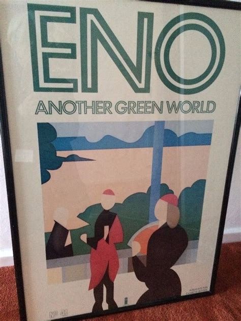 Brian Eno Another Green World Promotional poster in frame | in Kilburn ...