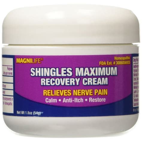 MagniLife Shingles Maximum Recovery Cream 1.8 oz/54g Jar - Walmart.com ...