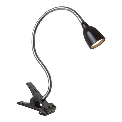 Newhouse Lighting 21 in. Black LED Clamp Desk Lamp Light NHCLP-LED-BLK ...