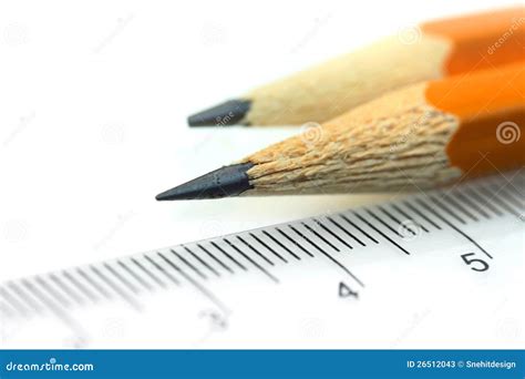 Pencils And Scale Stock Photos - Image: 26512043