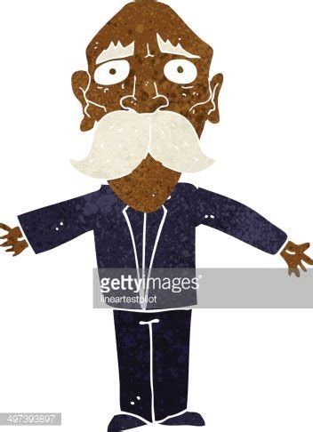 Cartoon Disappointed Old Man Stock Clipart | Royalty-Free | FreeImages