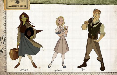 WICKED Imagined as a Disney Animated Film - Character Art — GeekTyrant