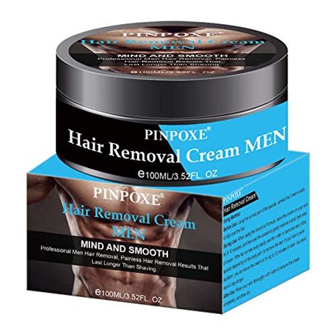 Hair Removal Cream for Men, Depilatory Cream, Prevent Hair Growth, No ...