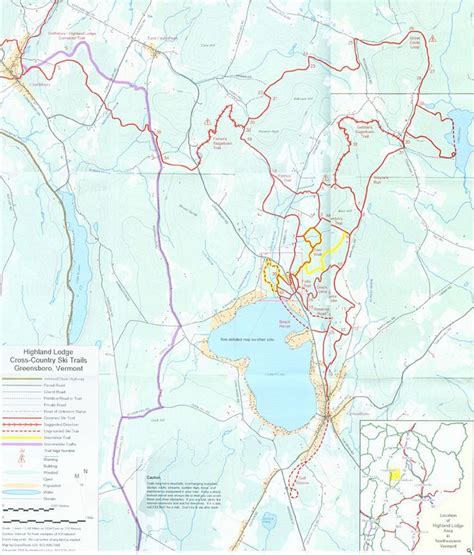 Ski resort, Map, Resort