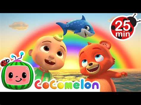 NEW Baby Shark + Colors song + More Cocomelon Animal Time Nursery ...