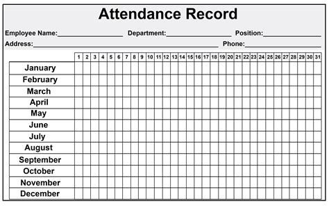 How Do I Create An Employee Attendance Sheet In Excel - Printable Online