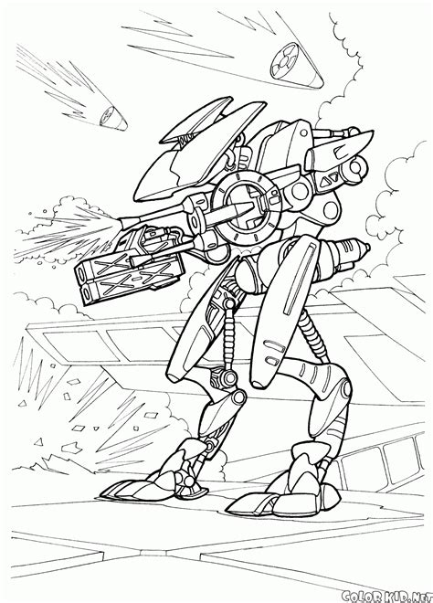 Walking War Robots Coloring Pages Coloring Pages