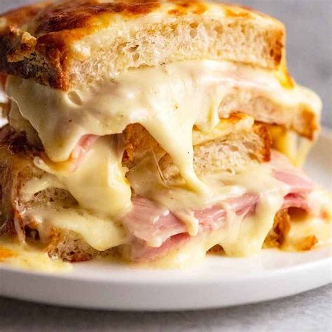 Croque Monsieur - the ultimate ham & cheese sandwich! | RecipeTin Eats