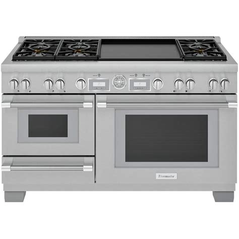 Thermador Self-Cleaning Freestanding Double Oven Dual Fuel Convection ...