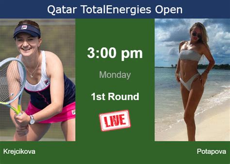 How to watch Krejcikova vs. Potapova on live streaming in Doha on ...