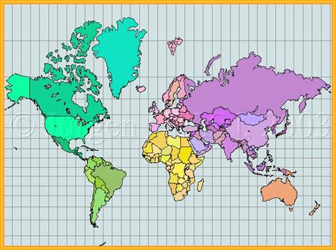 Greenland's size in Mercator projection vs Actual size [489x290] : MapPorn