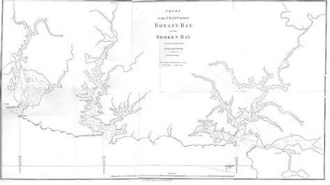 A Chart of Botany-Bay, Port Jackson, and Broken-Bay, with the Coast and ...