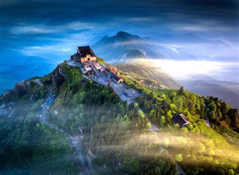 The Sight of China - Mount Hengshan | Mountains, Chinese landscape ...