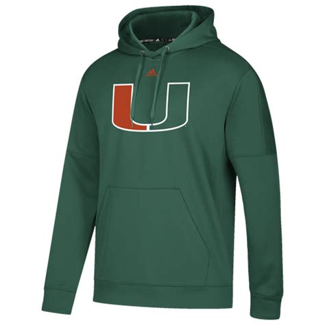 adidas College Team Issue Fleece PO Hoodie - Men's - Clothing - Miami ...