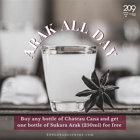 Arak Cana; the drink of connectivity – 209 Lebanese Wine