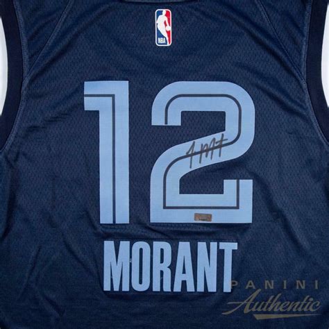 Ja Morant Signed Grizzlies Jersey (Panini) | Pristine Auction