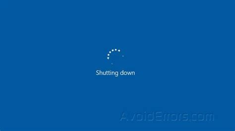 How To Fix Windows 10 Won’t Shut Down | AvoidErrors