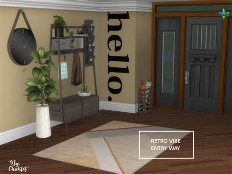 The Sims Resource - Retro Vibe Entry Way