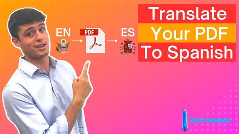 Translate PDF To Spanish Online ⭐️ DocTranslator