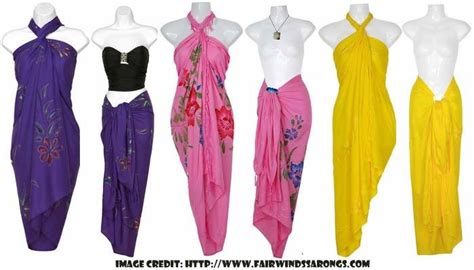 Four Sarong Styles That Make Stunning Outfits • Georyl