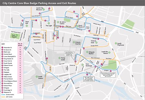 New maps help motorists navigate Leeds city centre and find disabled ...