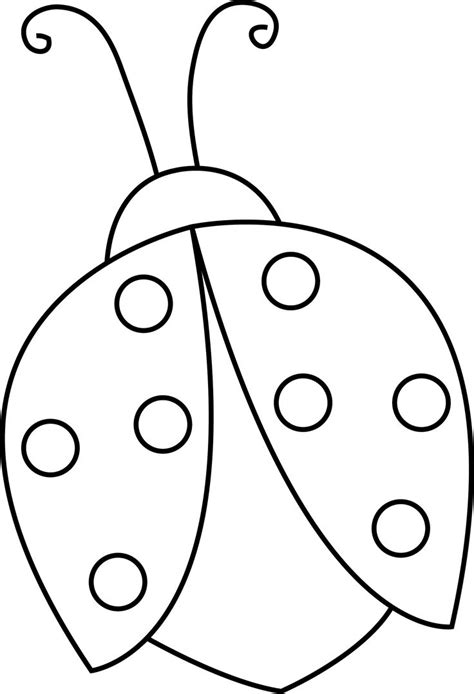 Ladybug Printable Cutouts : Pin on crafts / Let's have some fun with ...