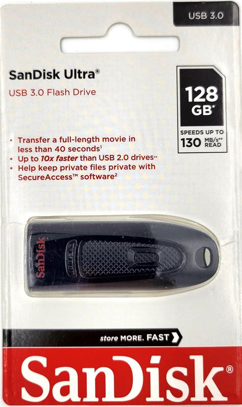 SanDisk Ultra USB 3.0 Flash Drive 128GB - The Dan Technology