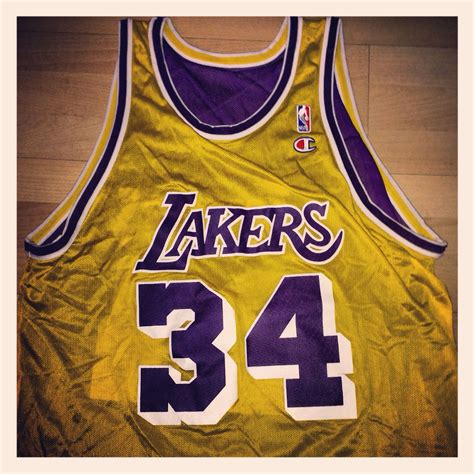 Shaquille O'Neal Los Angeles Lakers Jersey | Shaquille o'neal, Lakers ...