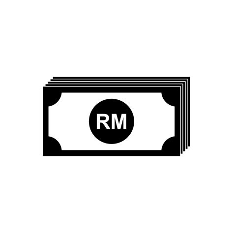 Malaysia Currency Icon Symbol, MYR, Ringgit Money Paper. Vector ...