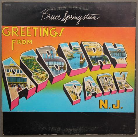 Bruce Springsteen - Greetings From Asbury Park, N.J. (Vinyl, LP, Album ...