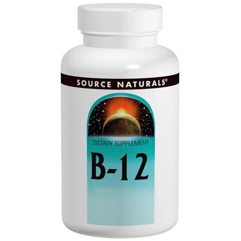 Source Naturals Vitamin B-12 - 100 Tablets 21078004189 | eBay