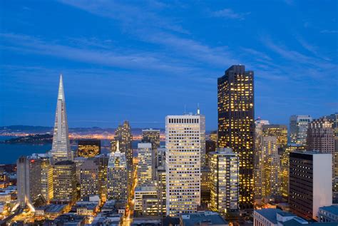 Free Stock photo of Night Lights at Various Buildings at San Francisco ...