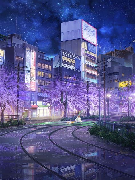 City Night Anime Wallpapers - Wallpaper Cave