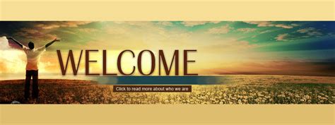 11 Church Welcome Banner PSD Images - Website Christian Banners for ...