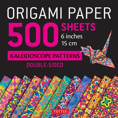 Origami Paper 500 sheets Kaleidoscope Patterns 6" (15 cm): Tuttle ...