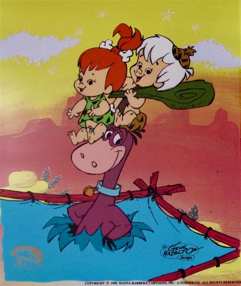 The Flintstones WALKING DINO Animation Art Sericel - Forgotten Treasurez®