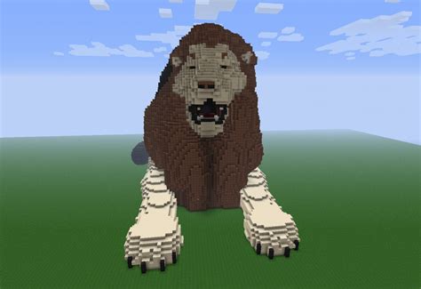 Lion Statue Minecraft Project