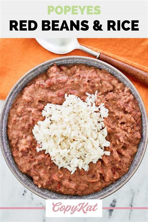 Copycat Popeyes Red Beans and Rice Recipe - CopyKat Recipes