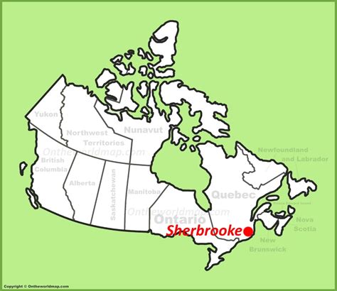 Sherbrooke Map | Quebec, Canada | Detailed Maps of Sherbrooke