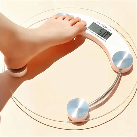 Toughened Glass floor Body Weight Scale Smart Digital LCD Electronic ...