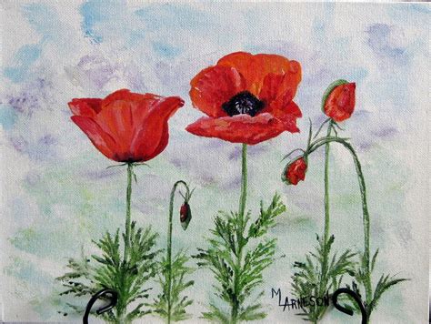 Daily Painters Of Colorado: "Poppies" Acrylic Painting by Colorado ...