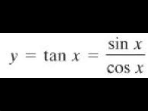 derivative Find Dxy of y = tanx = sinx/cosx - YouTube