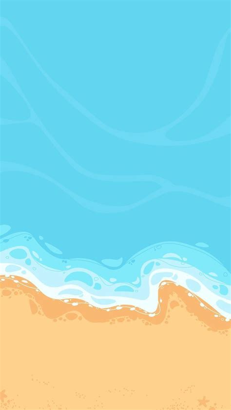 Illustration Beach Wallpaper